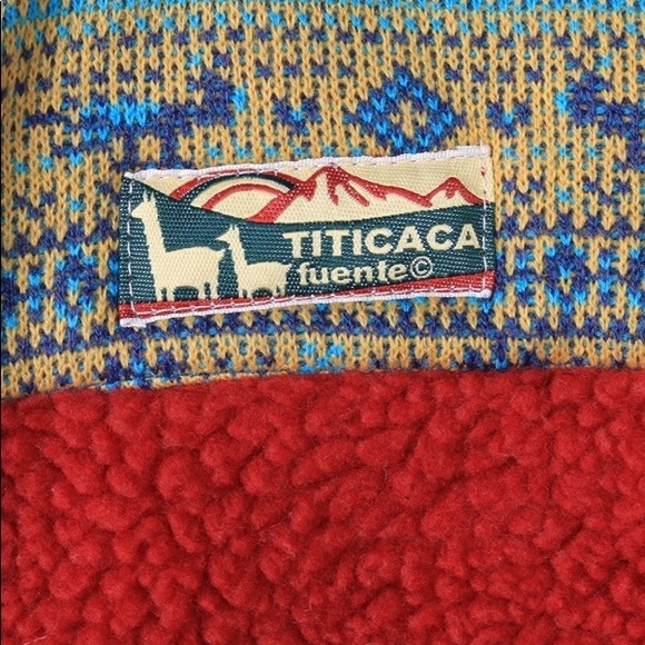 Vintage Japanese Titicaca Serpa Vest Removable hood - Picture 4 of 5